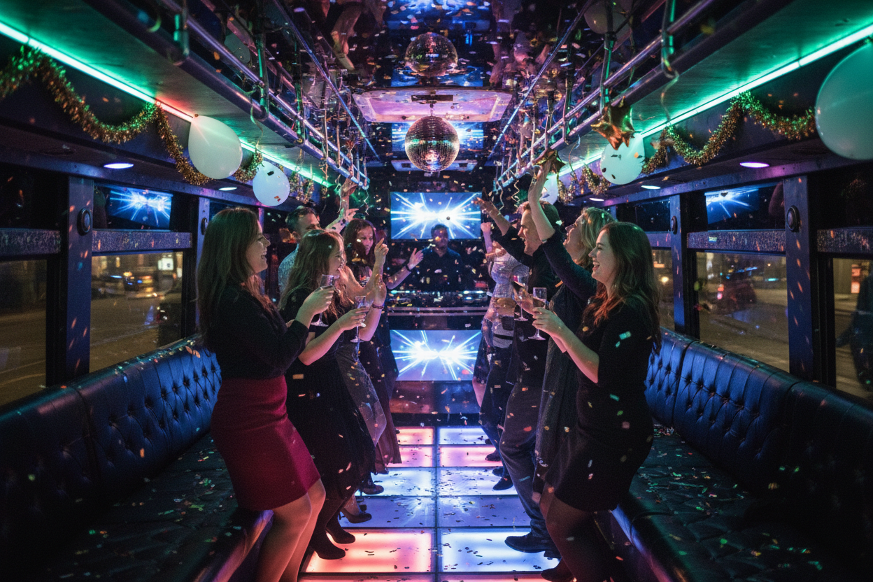 Celebrate Party in Bus